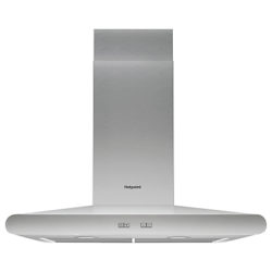 Hotpoint PHC7.7FLBIX Chimney Cooker Hood, Stainless Steel